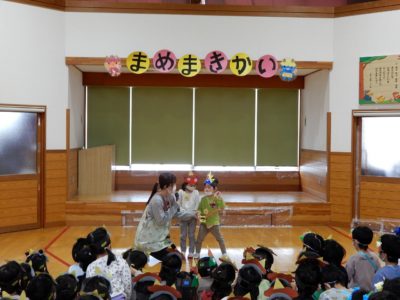 1.鬼の面作成紹介1